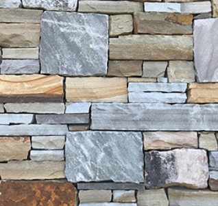 Gray & Tan Blend stone swatch